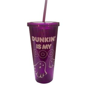 Dunkin’ Glow in the Dark 24oz Purple Tumbler Limited Edition Halloween 2022